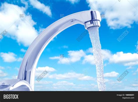 Water Flowing Faucet Image And Photo Free Trial Bigstock