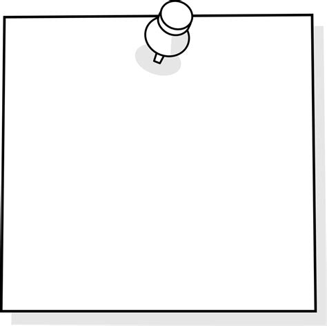 Blank Note Paper - ClipArt Best