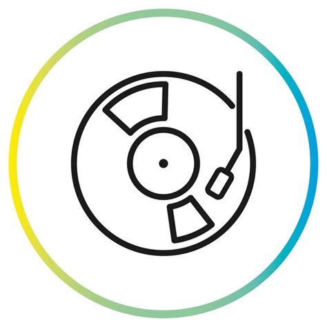 Premium Vector Retro Vinyl Record Icon