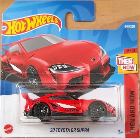 Hot Wheels Toyota Gr Supra Greddy Red Hw Then And Now Perfect Etsy