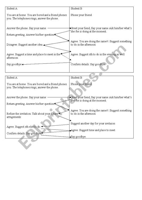 Printable Adult Esl Dialogues