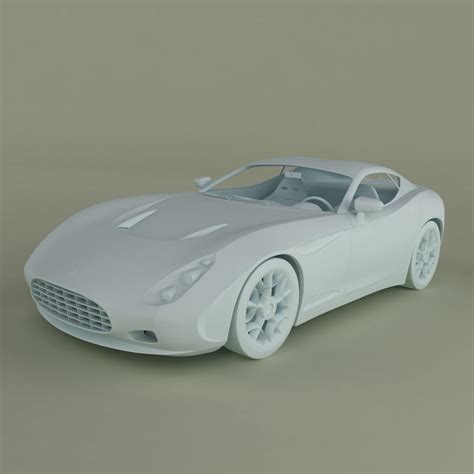 AC 378 GT Zagato - 3D Model by desmonster