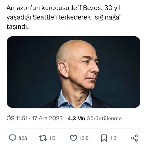 Amazonun Kurucusu Jeff Bezos Un S Na A Ta Nd Iddias Teyit