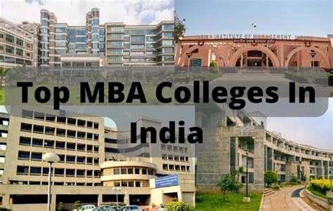 Top MBA Colleges In India