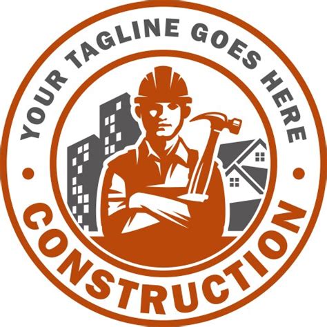 Construction Logo Design Template Suitable Vector Image