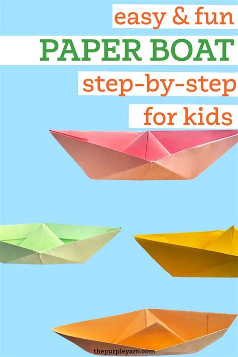 How To Make A Paper Boat Step By Step Instructions Artofit