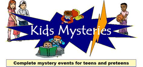 Kids Mystery Party Games For Pre Teens And Teens