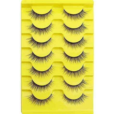 Losha Lashes Natural Look Wispy False Lashes 10mm Soft Fake Eyelashes 7