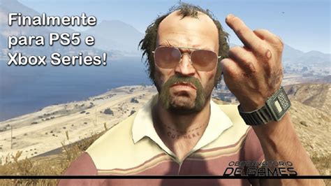 Gta V Revelada Data De Chegada Para Ps5 E Xbox Series