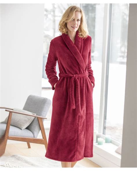 Fleece Wrap Gown Gown Uk