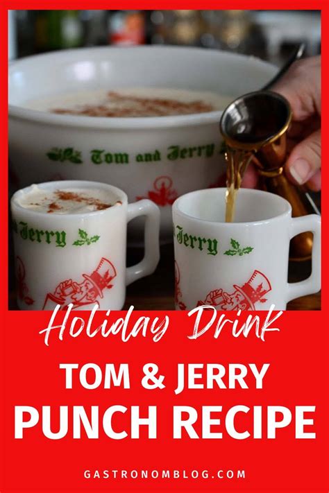 Tom Jerry Cocktail Holiday Drink Recipe Gastronom Cocktails