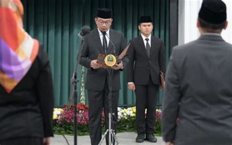 Ini Tugas Khusus Ridwan Kamil Untuk Tiga Pejabat Tinggi Pratama Yang