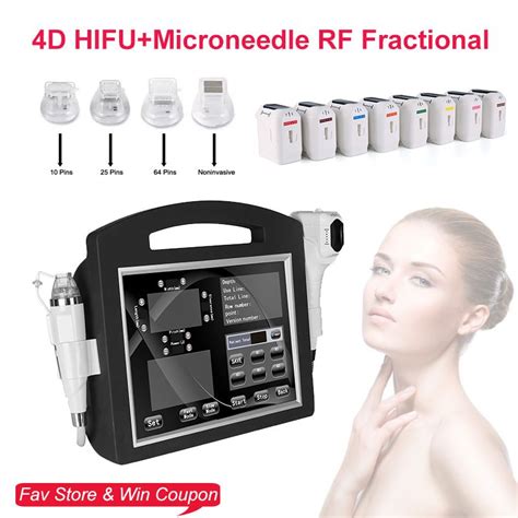 New Fractional Rf Microneedle Machine And 4D Ultrasound 2 In 1 Radio