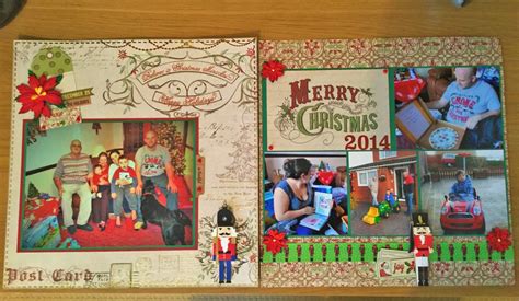 My muddled Life: Double page Christmas scrapbook layout.