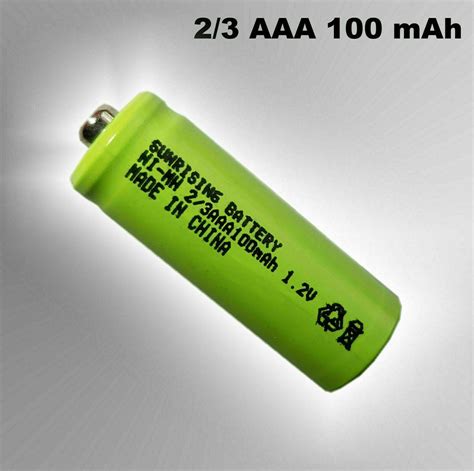 Akku Ni MH 2 3AAA 100mAh 1 2V Mini 29 X 10mm SOLAR Leuchten Akkus