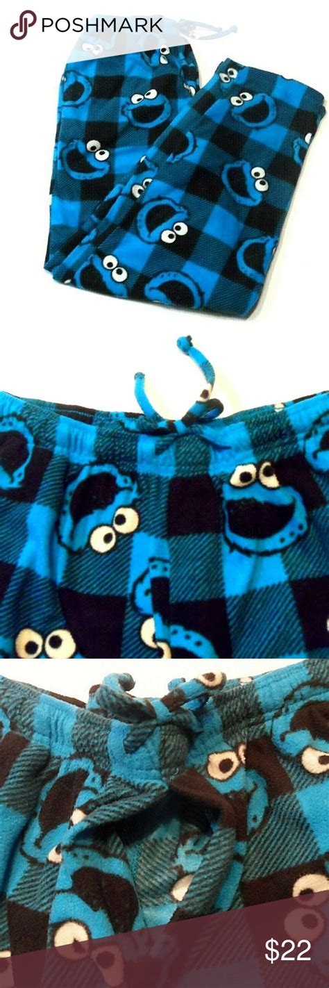 Sesame Street Cookie Monster Men S Pajama Pants