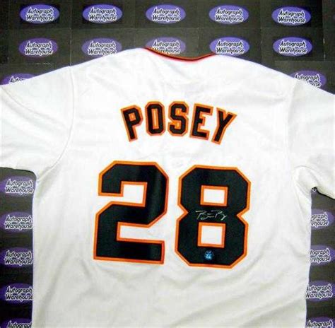 Buster Posey autographed Jersey (San Francisco Giants)