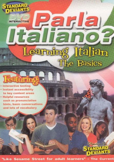 The Standard Deviants Parla Italiano Learning Italian The Basics