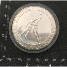 Coin In Silver Commemorating The Xxv Olympic Games Artsvalua