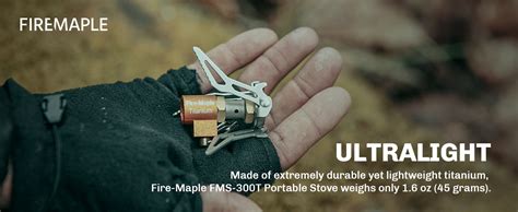 Amazon.com: Fire-Maple FMS-116T Portable Stove Ultra Light, Hiking ...