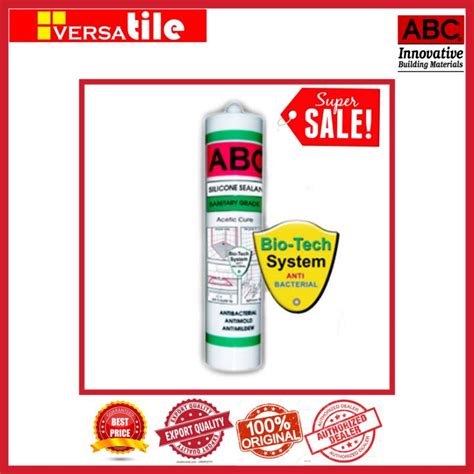 Abc Silicone Sealant Sanitary Grade White Shopee Philippines