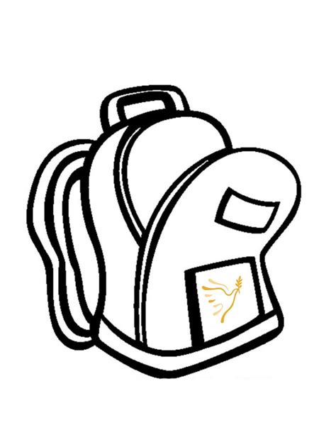 black and white backpack clipart 10 free Cliparts | Download images on ...