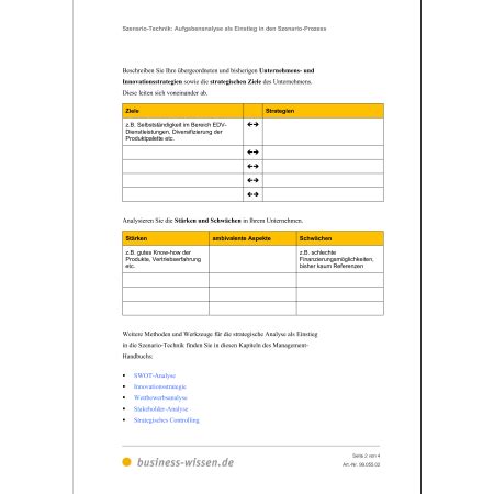 Szenario Technik Anleitung Mit Vorlagen