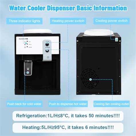 Top Loading Water Cooler Dispenser Desktop Electric Hot And Cold Dispenser With Temperature