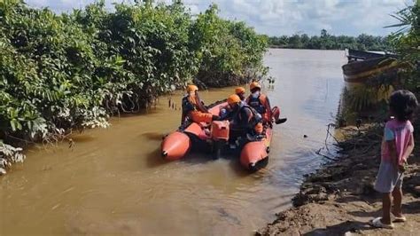 Terjatuh Dari Pompong Seorang Balita Tenggelam Di Sungai Berbak