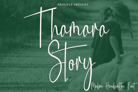 Thamara Story Font By Nya Letter Creative Fabrica