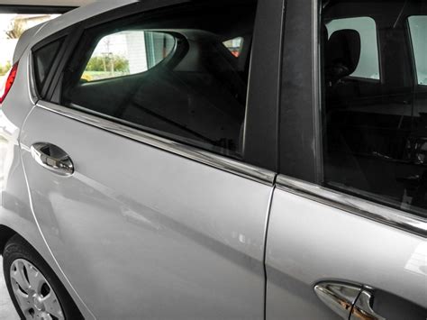 Baguette De Vitre En Inox Chrome 8 Ps Sur Ford Fiesta 2009 2017