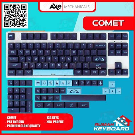 Jual Keycap Keycaps Xda Comet Pbt Dye Sub Shopee Indonesia