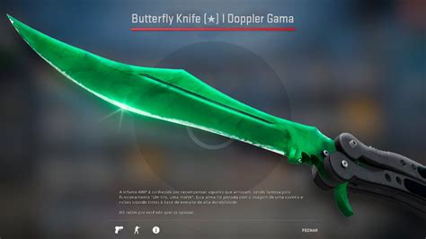 Apresento Lhes Minha BUTTERFLY EMERALD 1 MUNDIAL No CS GO Veja Como