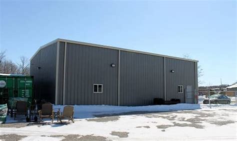 Out Of Site Industrial Storage Building Olympia Steel Buildings