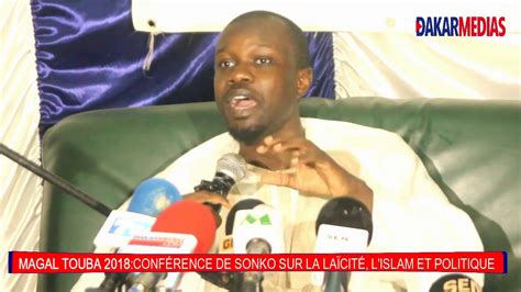 Magal Touba Conf Rence De Sonko Sur La La Cit L Islam Et La