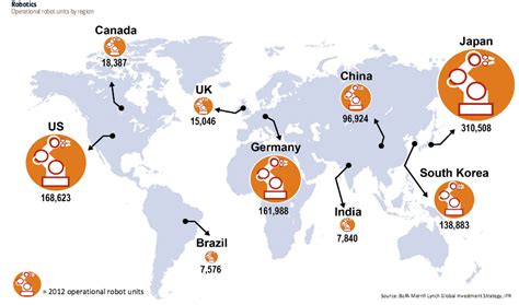 These five maps from Bank of America show the major global trends ...