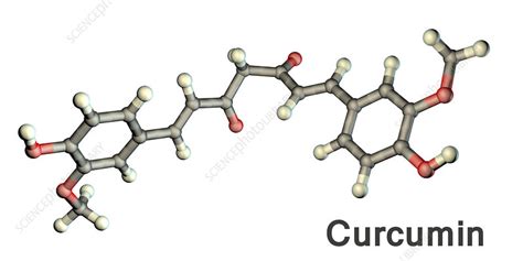 Curcumin Molecule Stock Image F Science Photo Library