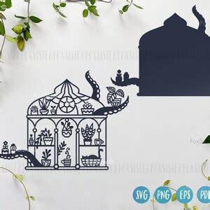 Greenhouse Svg Design For Cricut And Silhouette Gardening Svg Plants