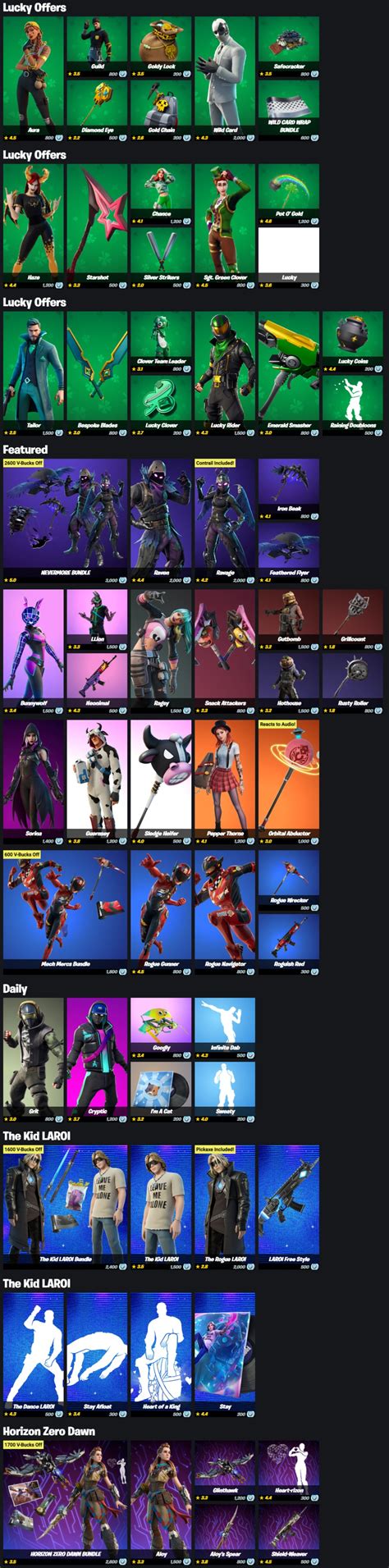 La Boutique Fortnite Du Jeudi 16 Mars 2023