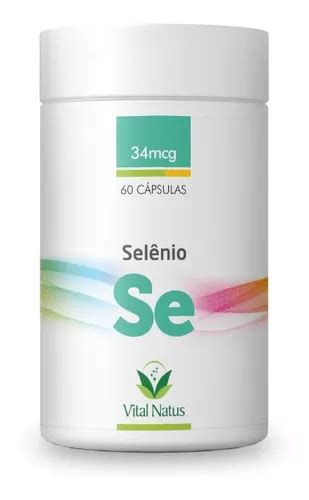 Selenio quelado 34 mcg 60 cápsulas Essential Mineral Vital Natus