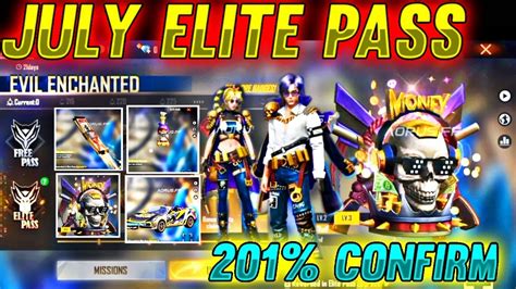 Next Elite Pass In Free Fire July Elite Pass Free Fire Season