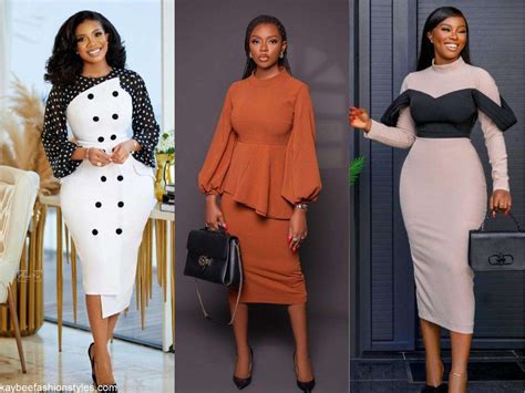 Best Office Gown Styles For Ladies In 2023 And 2024 Kaybee Fashion Styles