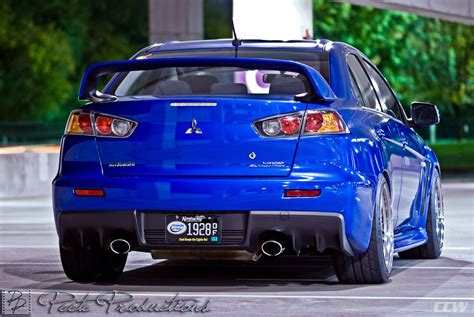 Blue Mitsubishi Evo X Ccw Classic Gunmetal Forged Wheels Ccw Wheels