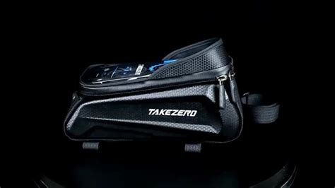 TAKEZERO Front Tube Cycling Bag 1L Touchscreen ที่วางศัพท์จักรยานเคสรูป ...