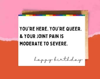 Gay Birthday Etsy