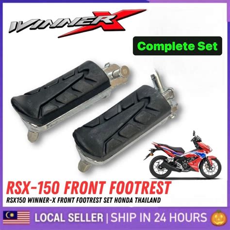 Honda RSX Front Footrest Rubber Set FOOTSTEP RSX 150 PEMIJAK KAKI