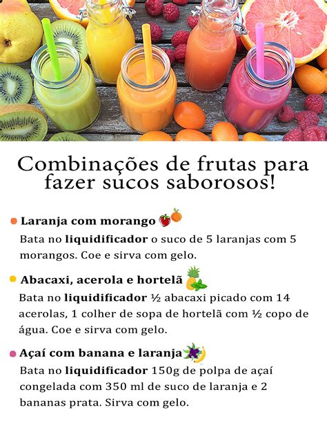 Combinações De Sucos De Frutas Librain