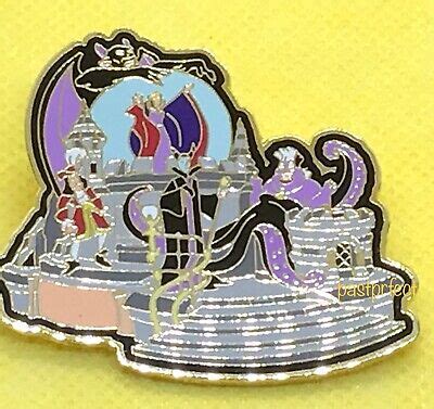 Disney Pin Villain Parade Float Maleficent Ursula Evil Queen Hook