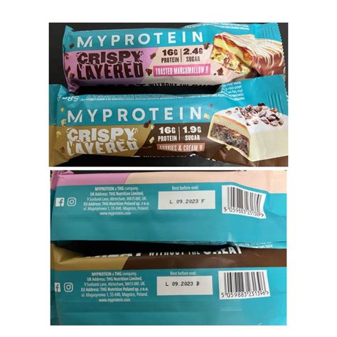myprotein crispy layered bar health nutrition health supplements