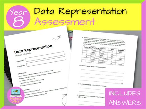 Data Representation Year Assessment Teaching Resources